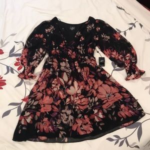 Adrianna Papel Printed Chiffon Dress